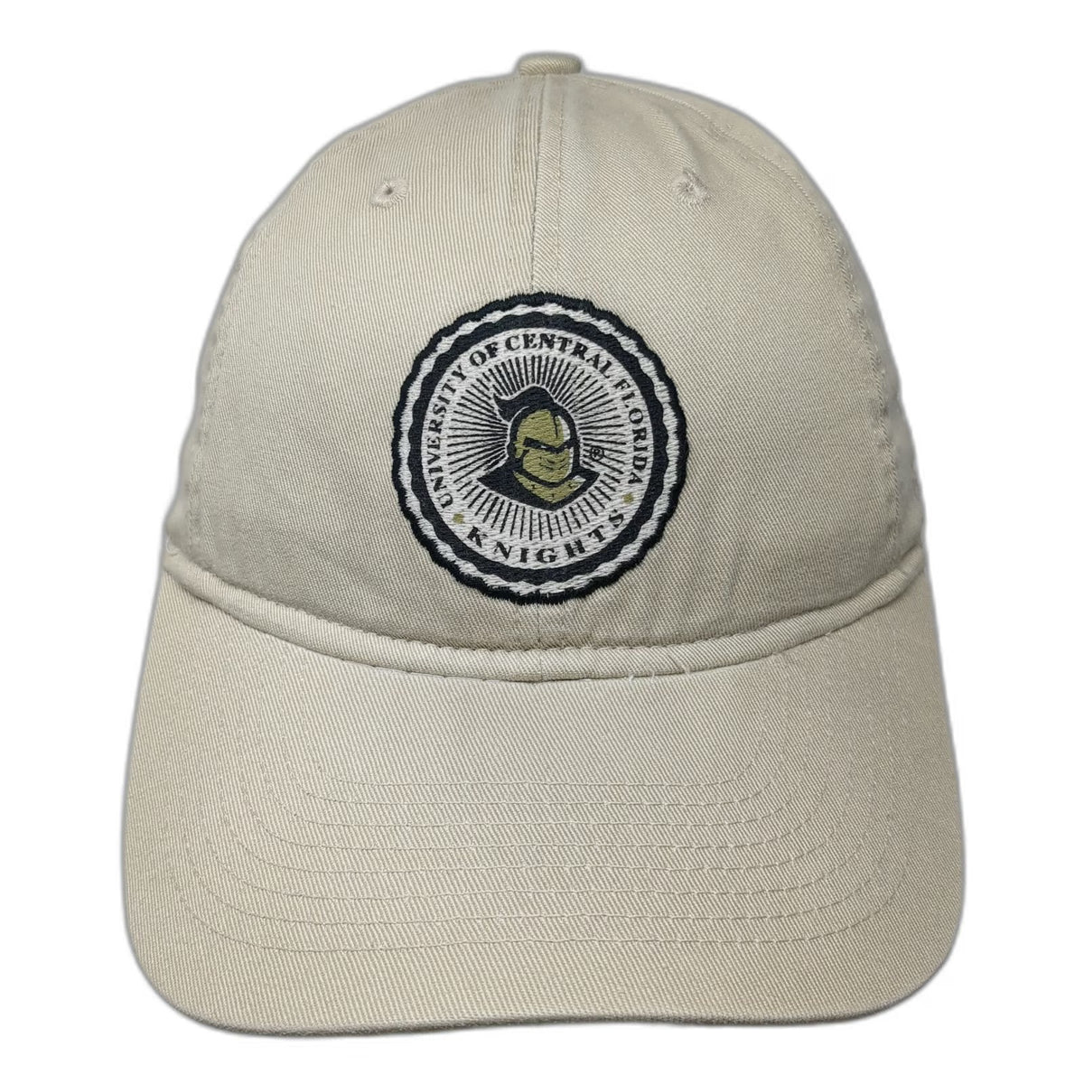 UCF Knights NCAA Adidas Cap Beige One Size Slideback Embroidered Patch Logo Hat
