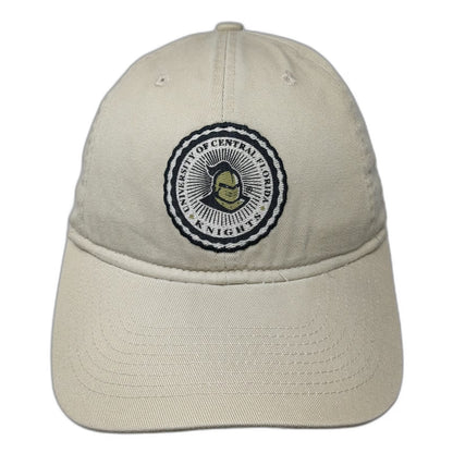 UCF Knights NCAA Adidas Cap Beige One Size Slideback Embroidered Patch Logo Hat