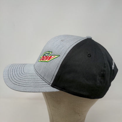 Richardson Men's Snapback Hat Style 312 Gray Black Mtn Dew Logo 2022