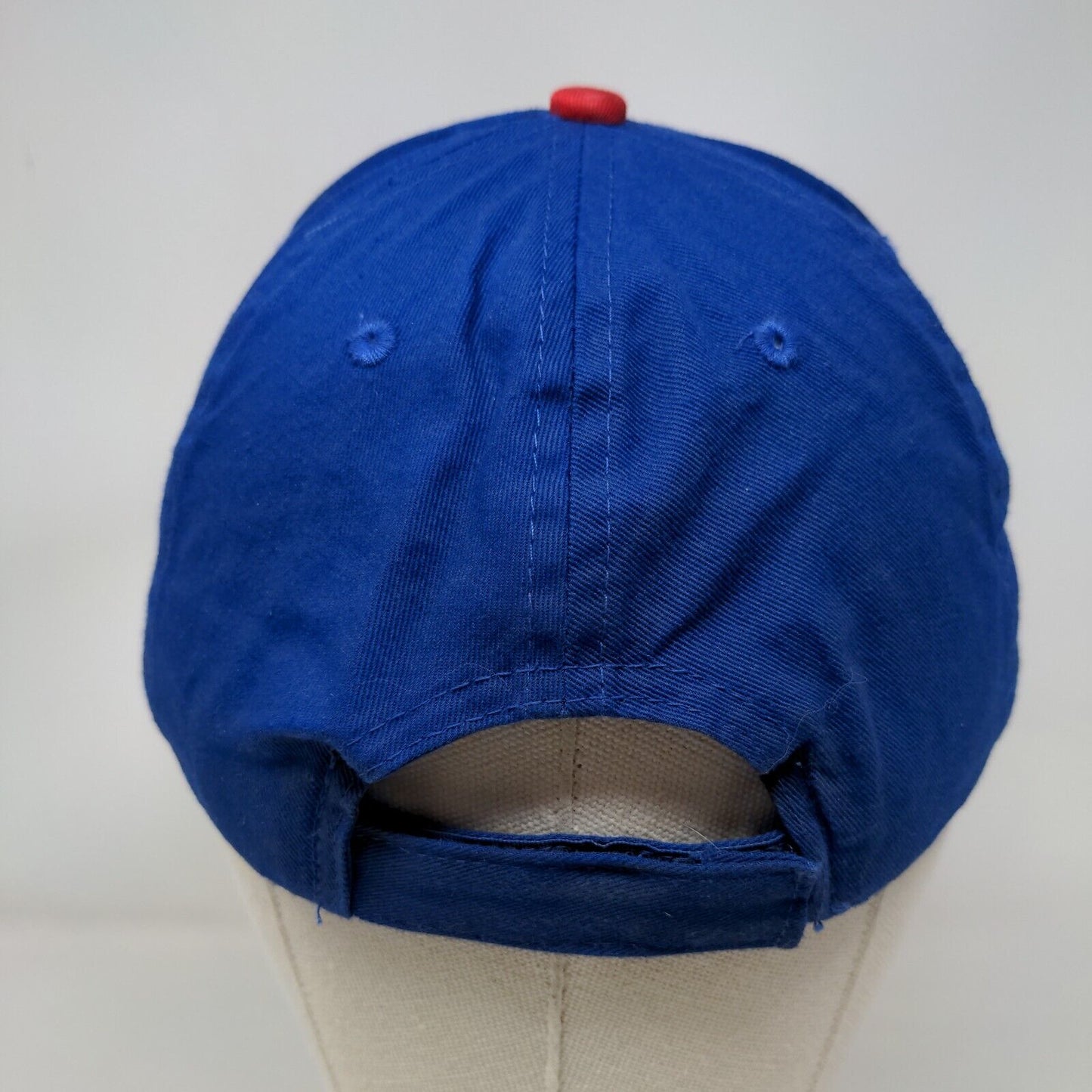 Chicago Cubs Strapback Hat Blue OSFM Embroidered Logo MLB Adjustable