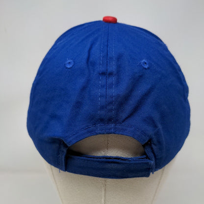 Chicago Cubs Strapback Hat Blue OSFM Embroidered Logo MLB Adjustable