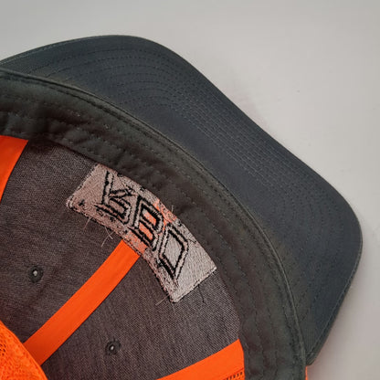 Richardson Trucker Hat Gray Orange One Size RBO Razorback Offroad UTV Snapback