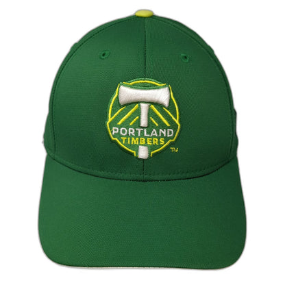 Adidas Portland Timbers MLS Green XL Cap Stretch Fit Embroidered Logo Hat
