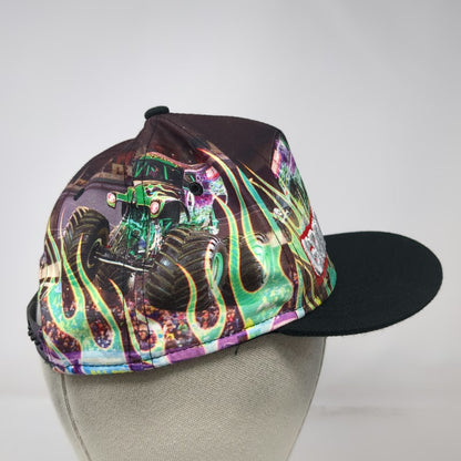 Monster Jam Boys 5 Panel Black One Size Grave Digger Monster Truck Snapback Hat