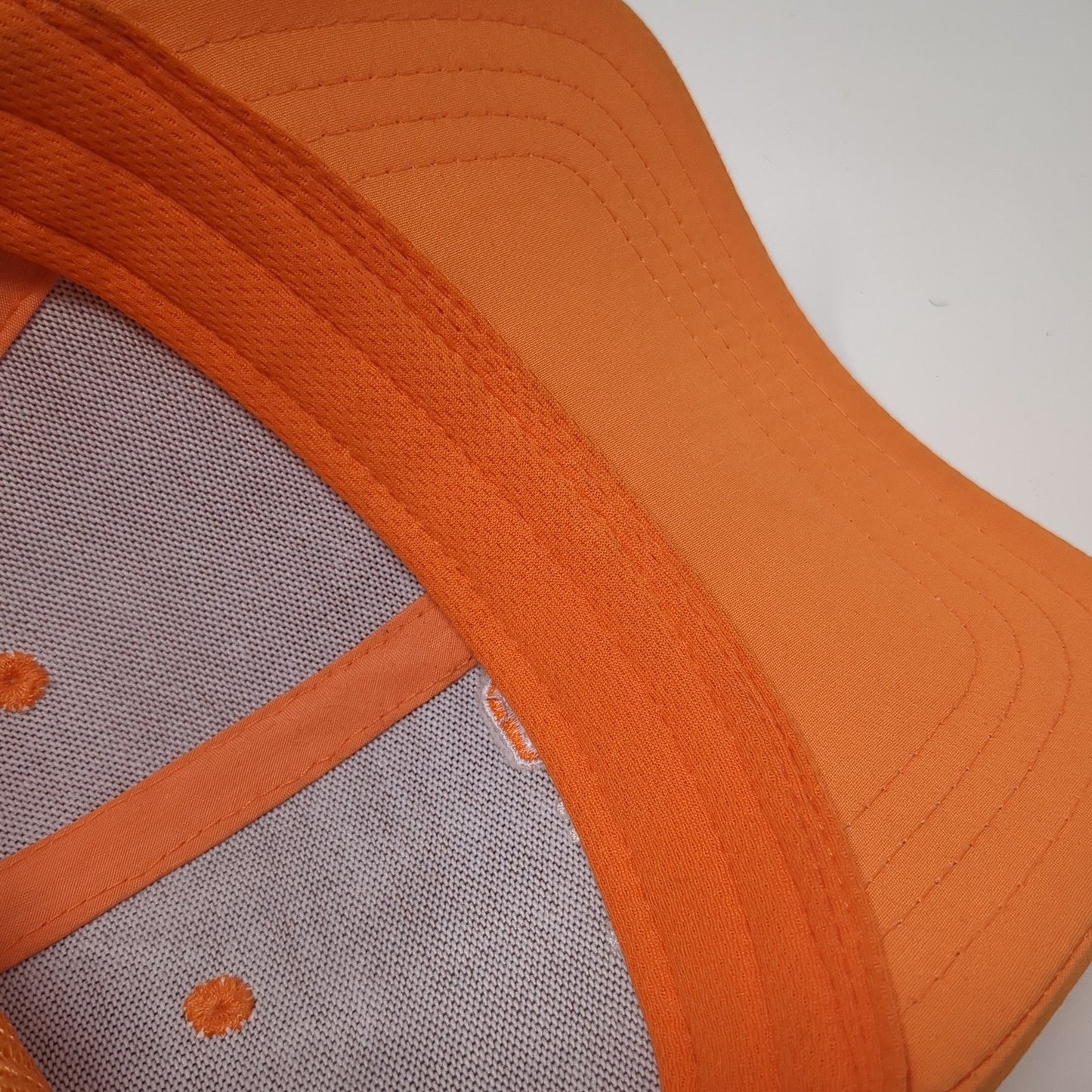 Marathon Pipe Line Snapback trucker Hat Orange OS Adjustable Mesh Back Pukka