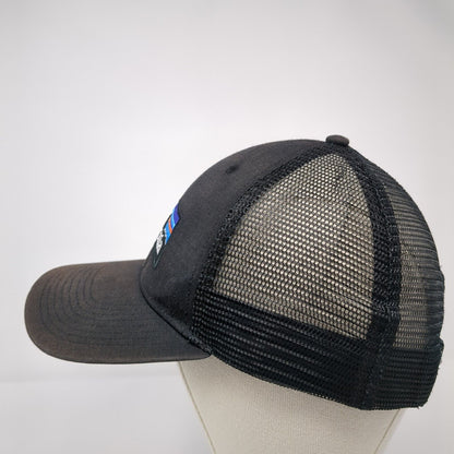 Patagonia Snapback Mesh Back Trucker Hat Black One Size Adjustable
