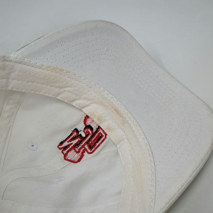 Port & Company Baseball Cap White One Size NJD New Jersey Logo Strapback Hat