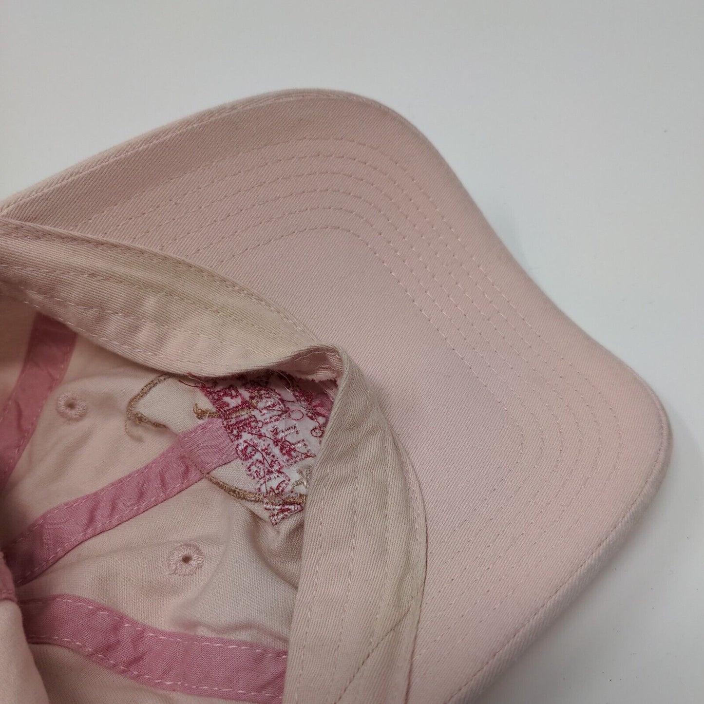 Peterson & Smith Equine Hospital Slideback Hat Pink One Size 6 Panel
