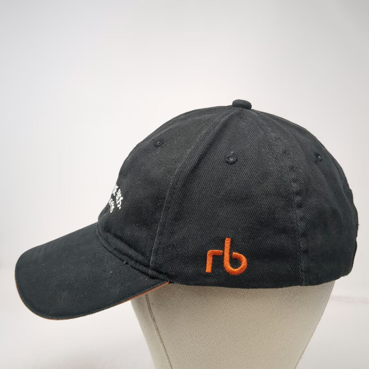 Baseball Cap Black One Size Ritchie Bros. Auctioneers Logo Strapback Hat