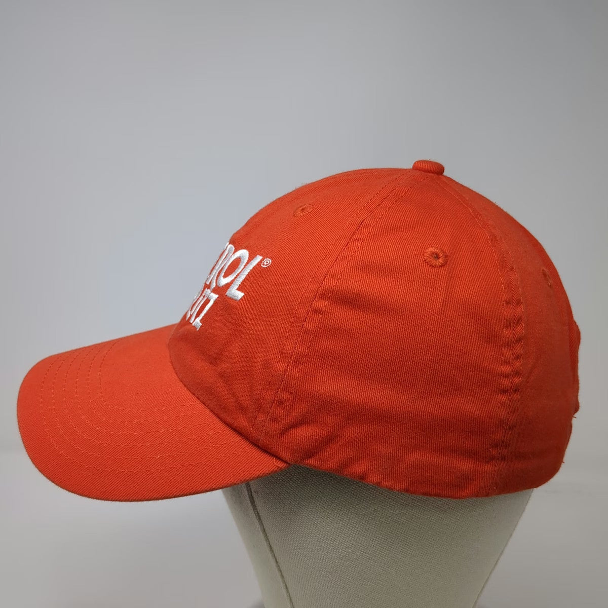 Aperol Spritz Baseball Cap Orange One Size Adjustable Strap Hat Embroidered