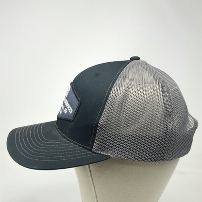 Richardson Trucker Hat Black One Size Snapback Mesh Bingham Ag Services Idaho