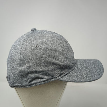 Baseball Cap Gray One Size Blank Jersey Sport Strapback Stretch Performance Hat