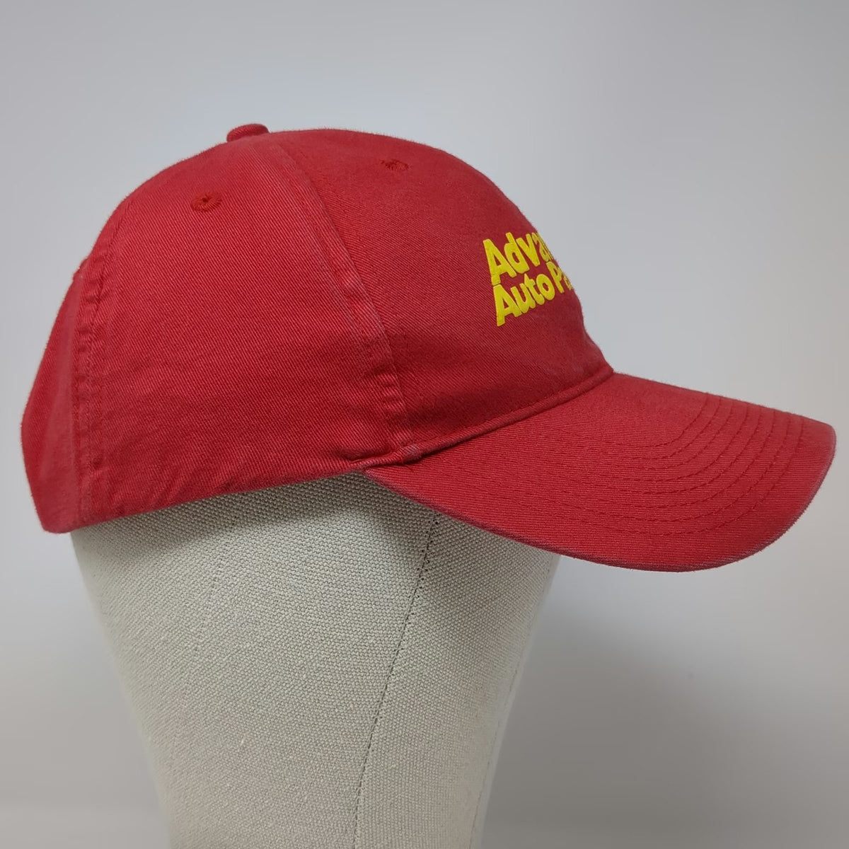 Vitronic Advance Auto Parts Hat Red Baseball Cap One Size Strapback Checkered
