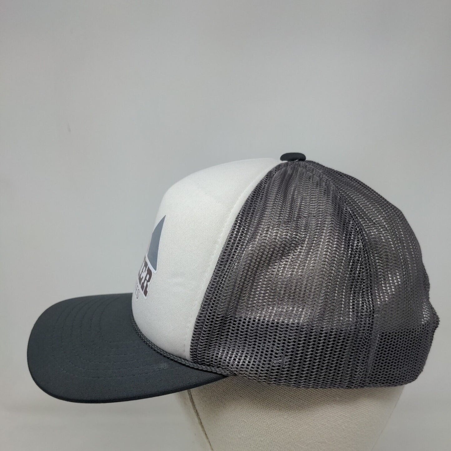 Premier Snapback Trucker Hat Gray One Size Adjustable Mesh Back Richardson
