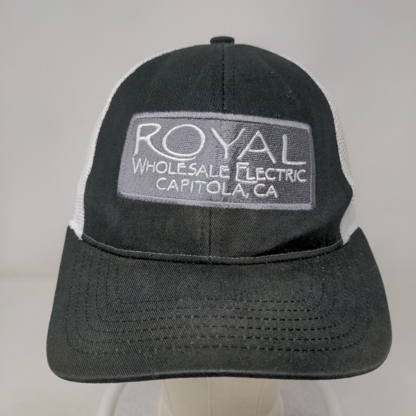 Royal Wholesale Electric Capitola CA Adult Trucker Hat Black One Size Mesh Back
