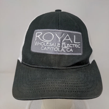 Royal Wholesale Electric Capitola CA Adult Trucker Hat Black One Size Mesh Back