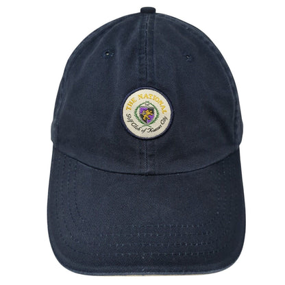 The National Golf Club of Kansas City Slideback Hat Blue One Size Adjustable ADG