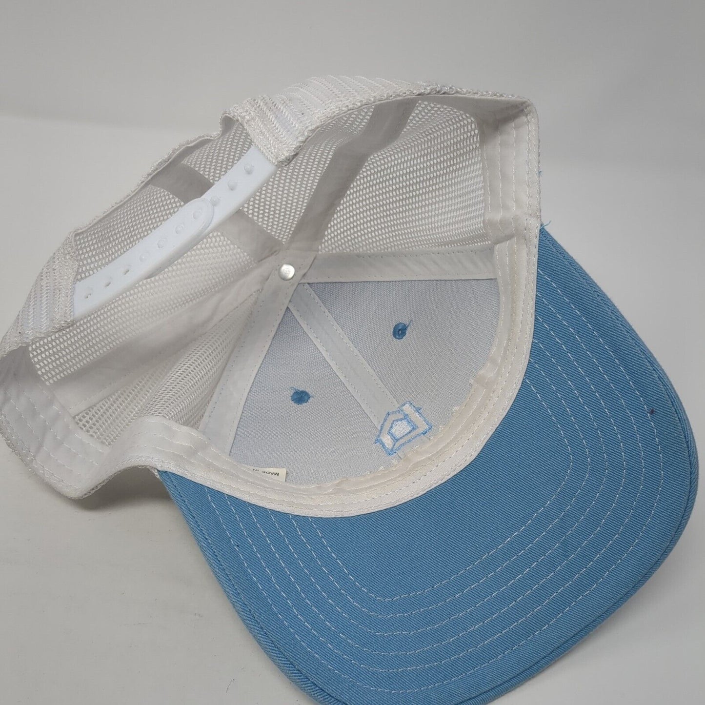 Lansing Building Products Snapback Trucker Hat Blue OS Mesh Back James Hardie