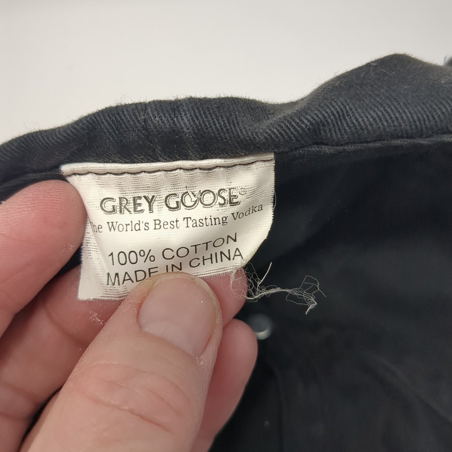 Grey Goose Slideback Hat Black One Size The World's Best Tasting Vodka