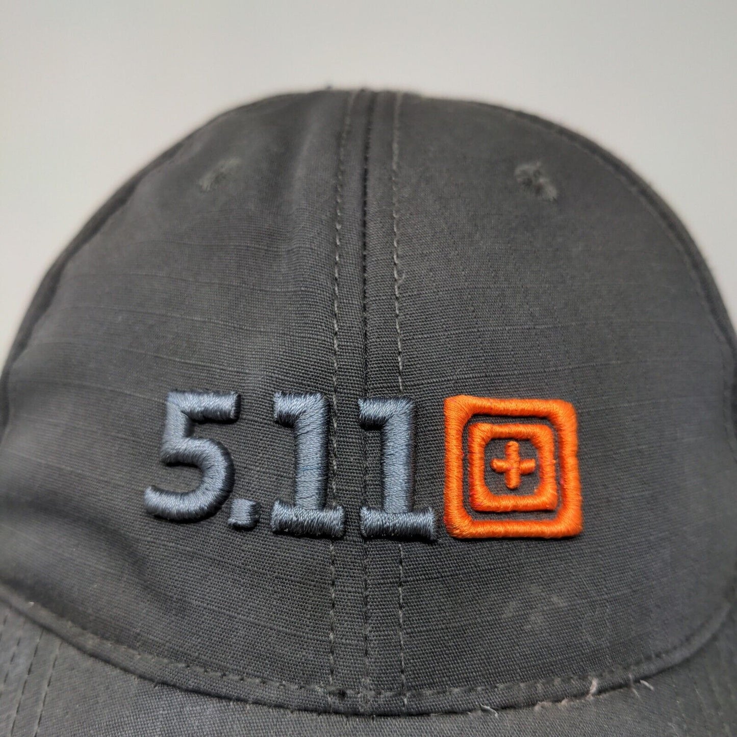 5.11 Tactical Series Men's Strapback Hat Gray Size OS Embroidered Logo 2019