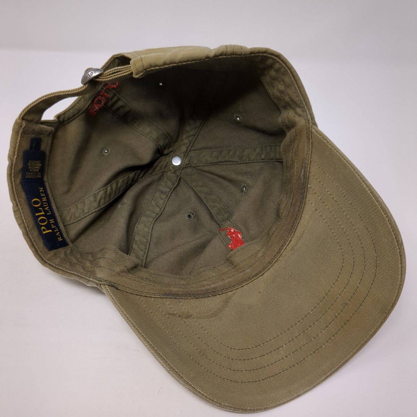 Polo Ralph Lauren Small Pony Slideback Hat Brown One Size 6 Panel