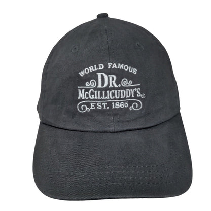 World Famous Dr. McGillicuddy's Strapback Hat Black One Size Embroidered