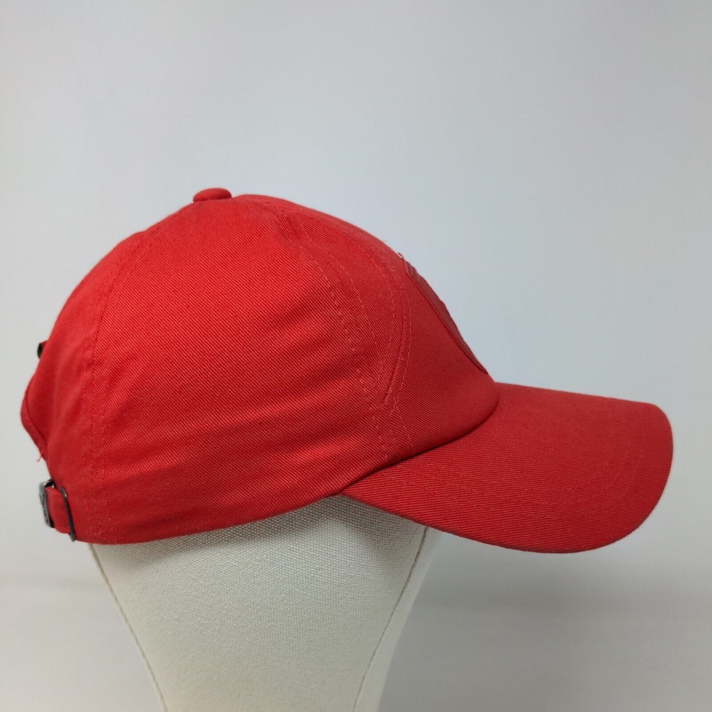 Puma Men's Slideback Hat Red Size OS Stitched 3D Horse Logo 100% Cotton