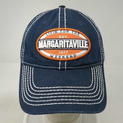 Margaritaville Baseball Cap Blue One Size Grand Turk BWI Contrast Stitch Hat