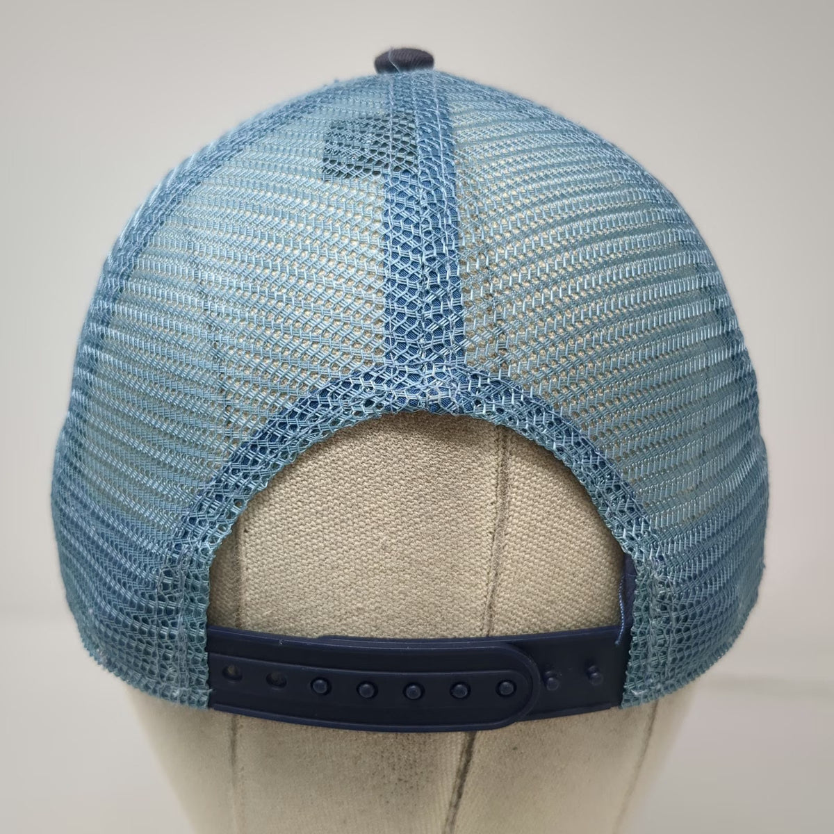 Snowbird Trucker Hat Blue One Size Snapback Mesh Back Ski Resort Logo Utah