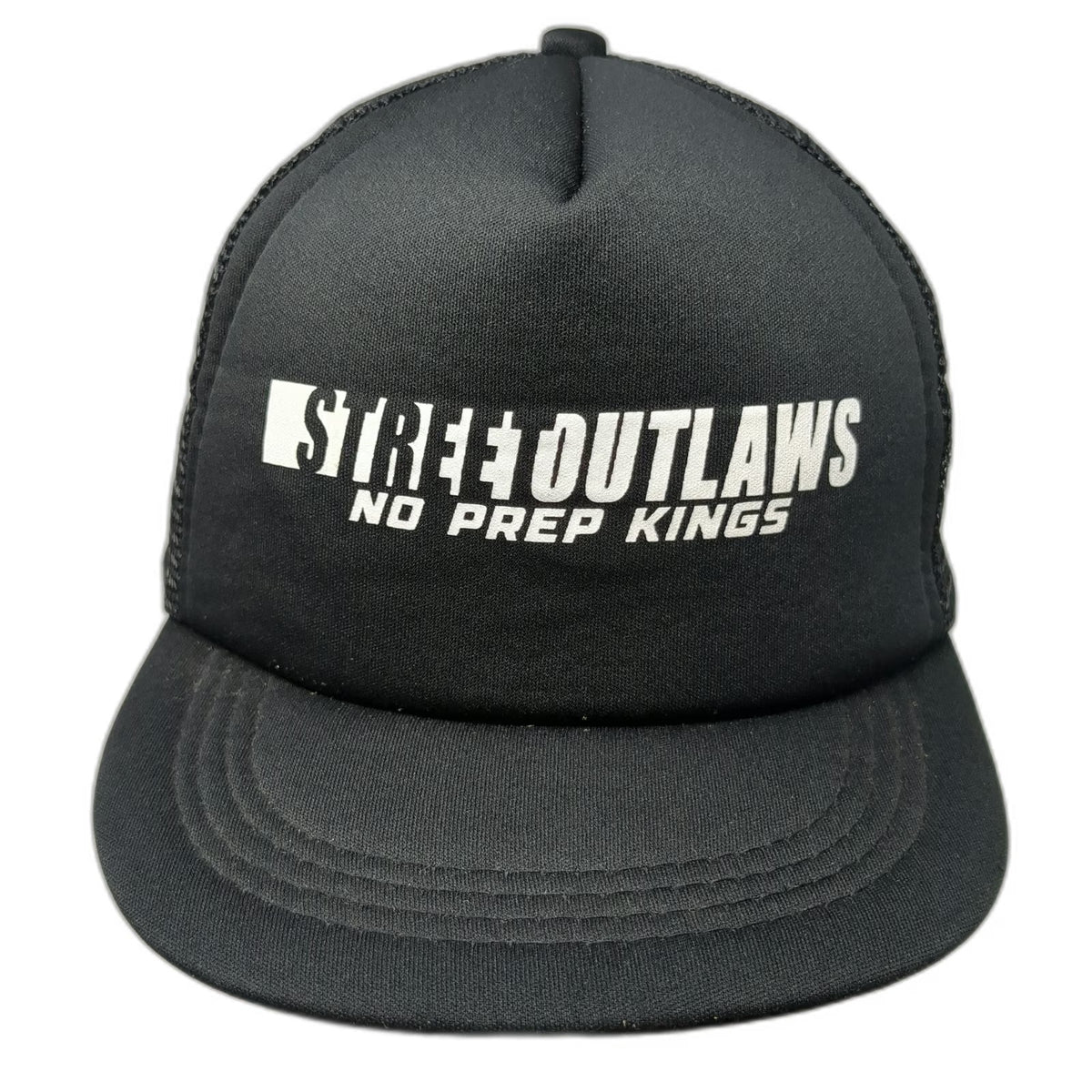 Street Outlaws No Prep Kings Trucker Hat Black One Size Mesh Snapback Racing