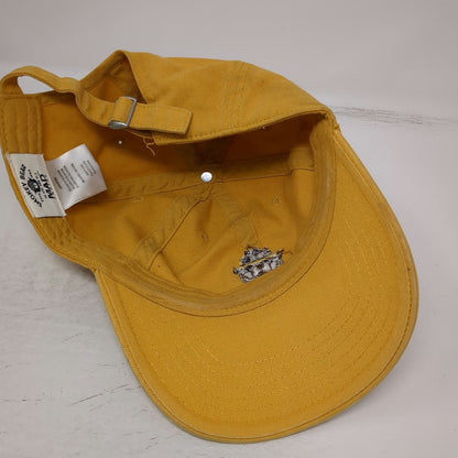 MAD Engine Smokey Bear Baseball Cap Yellow One Size Cotton Slideback Hat