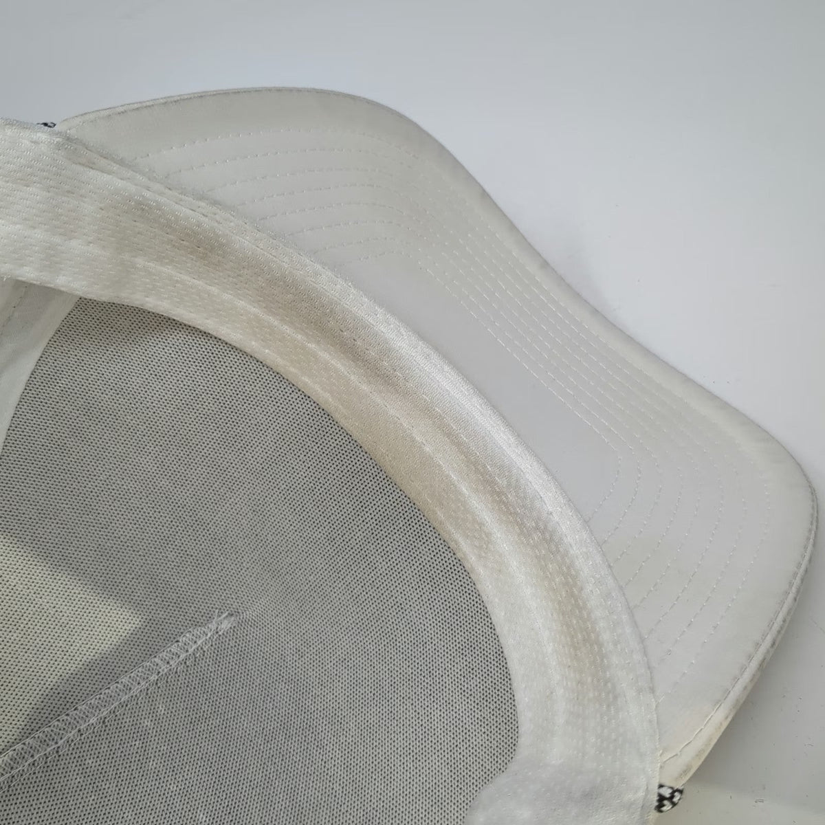 Blackhawk Trucker Hat White One Size Concrete Supply Inc Construction Snapback