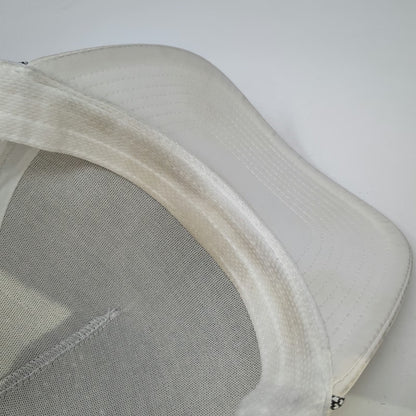 Blackhawk Trucker Hat White One Size Concrete Supply Inc Construction Snapback