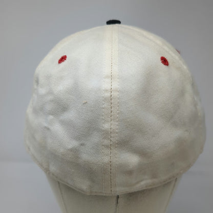 Boise Hawks Minor League New Era Cap Beige Black Red 7 3/8 Wool Made in USA 5950