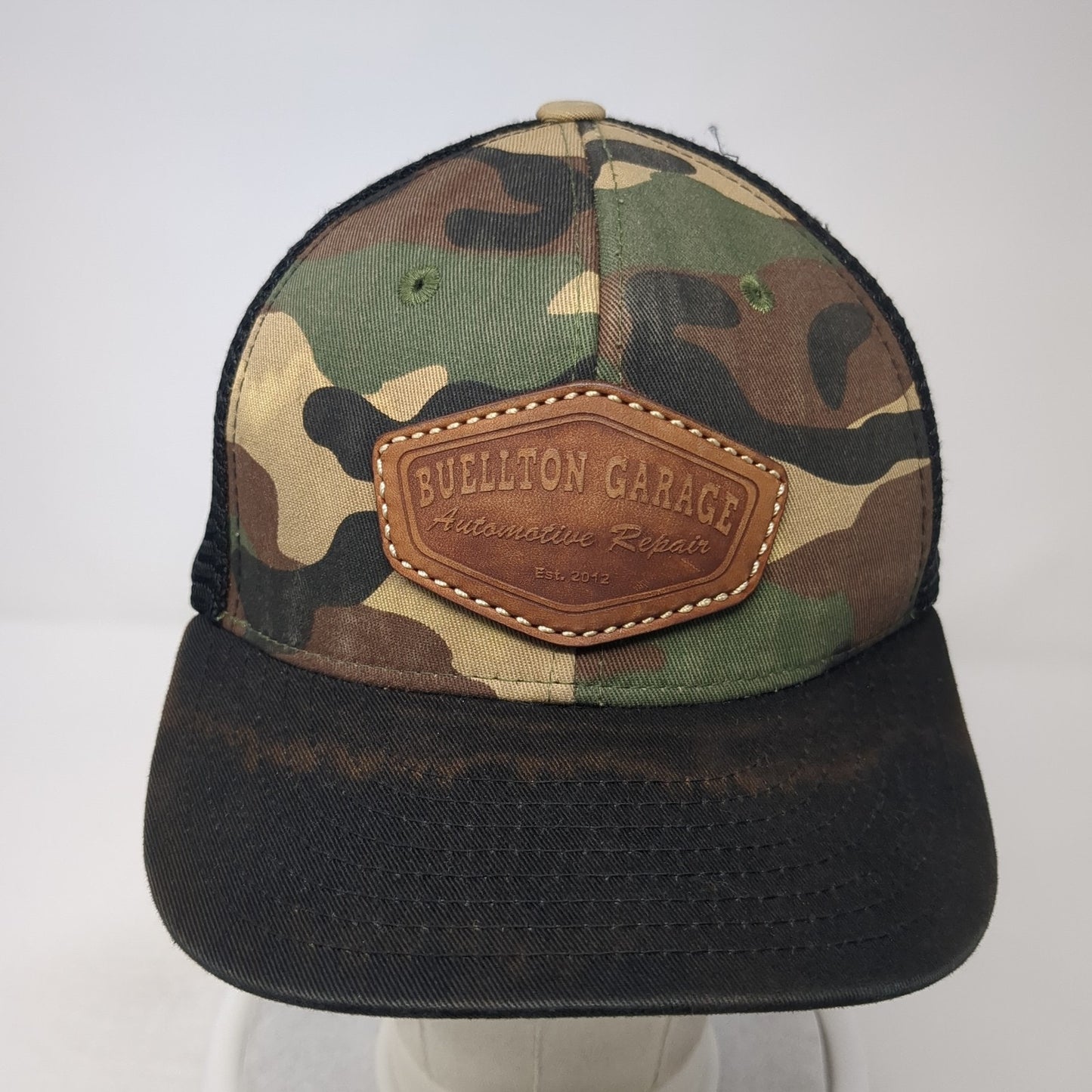 Buellton Garage Automotive Repair Trucker Hat Multicolor OS Mesh Back Decky