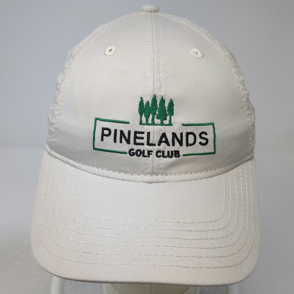 Legacy Athletic Baseball Cap Beige One Size Pinelands Golf Club US Flag Hat