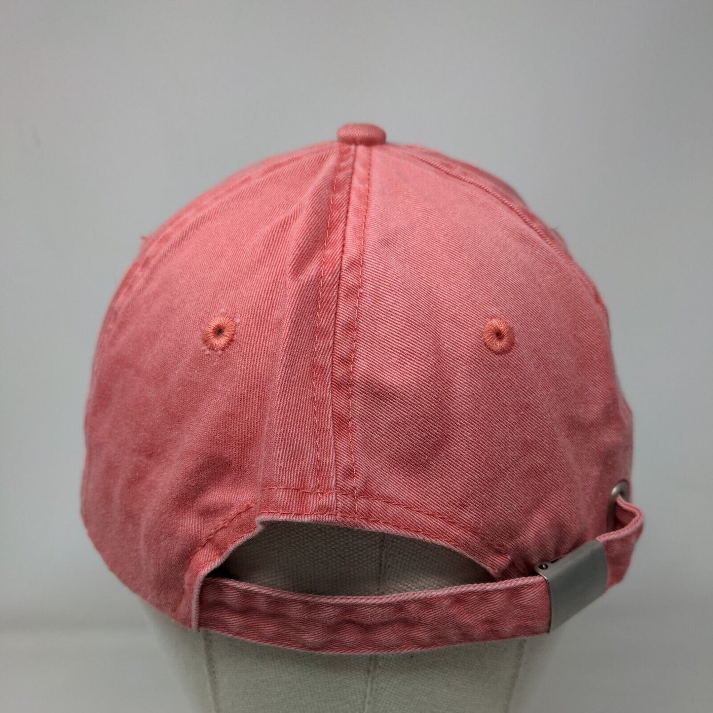 Tennis Slideback Hat Pink OSFA Adjustable Vented Holes Vitronic Four Seasons
