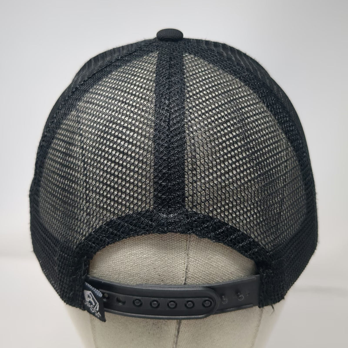USCCA Trucker Hat Black One Size Mesh Back Stars Stripes Shield Logo Graphic Hat