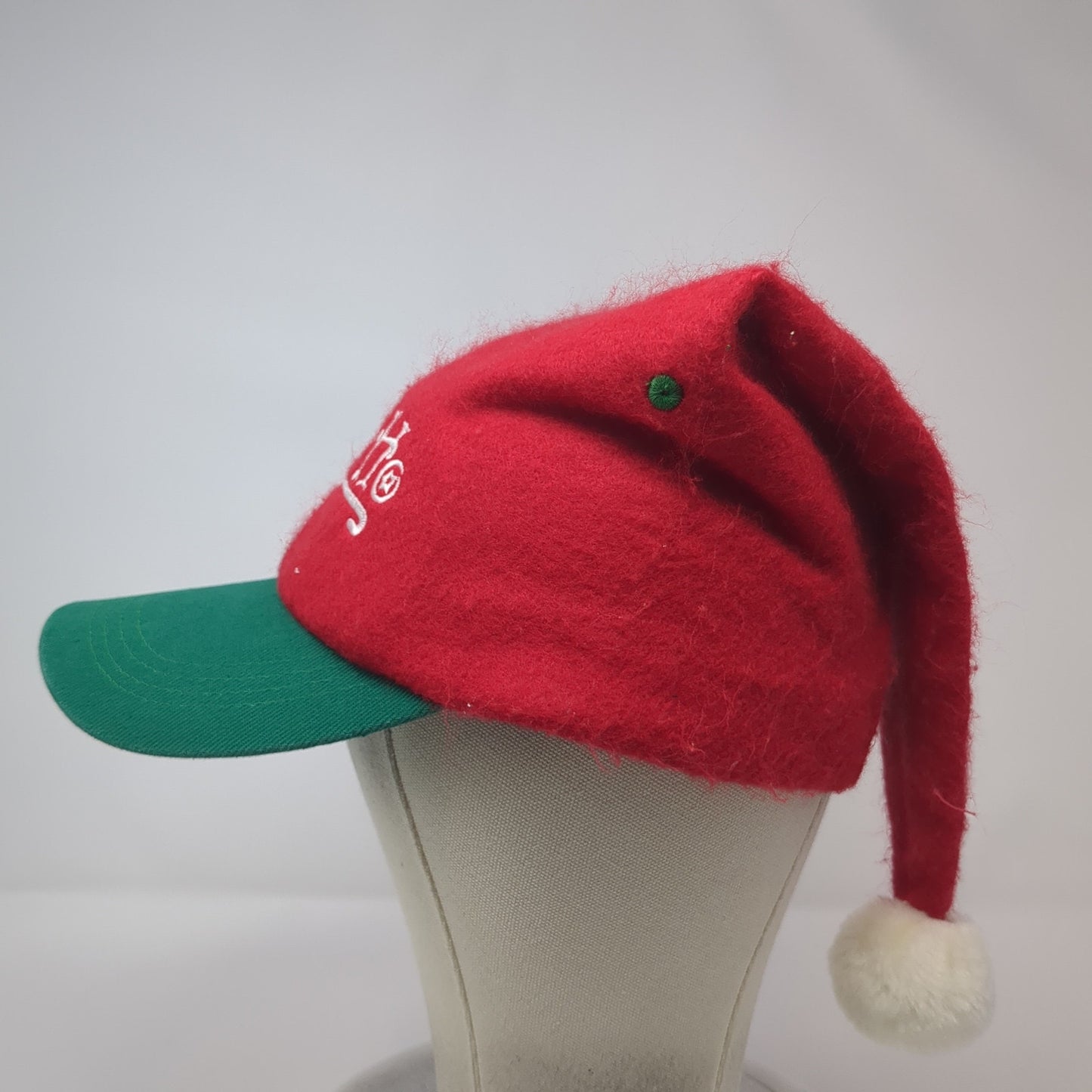 Ho Ho Ho Snapback Santa Cap Multicolor One Size Adjustable Holiday Christmas
