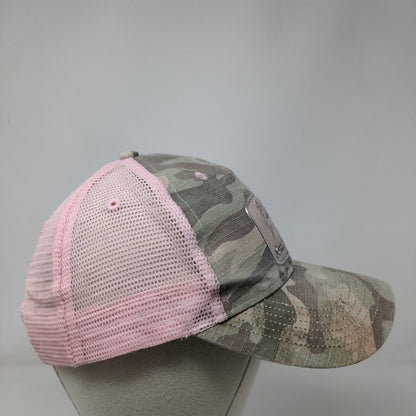 John Deere Snapback Mesh Back Trucker Hat Camouflage OSFM Tractor Girl