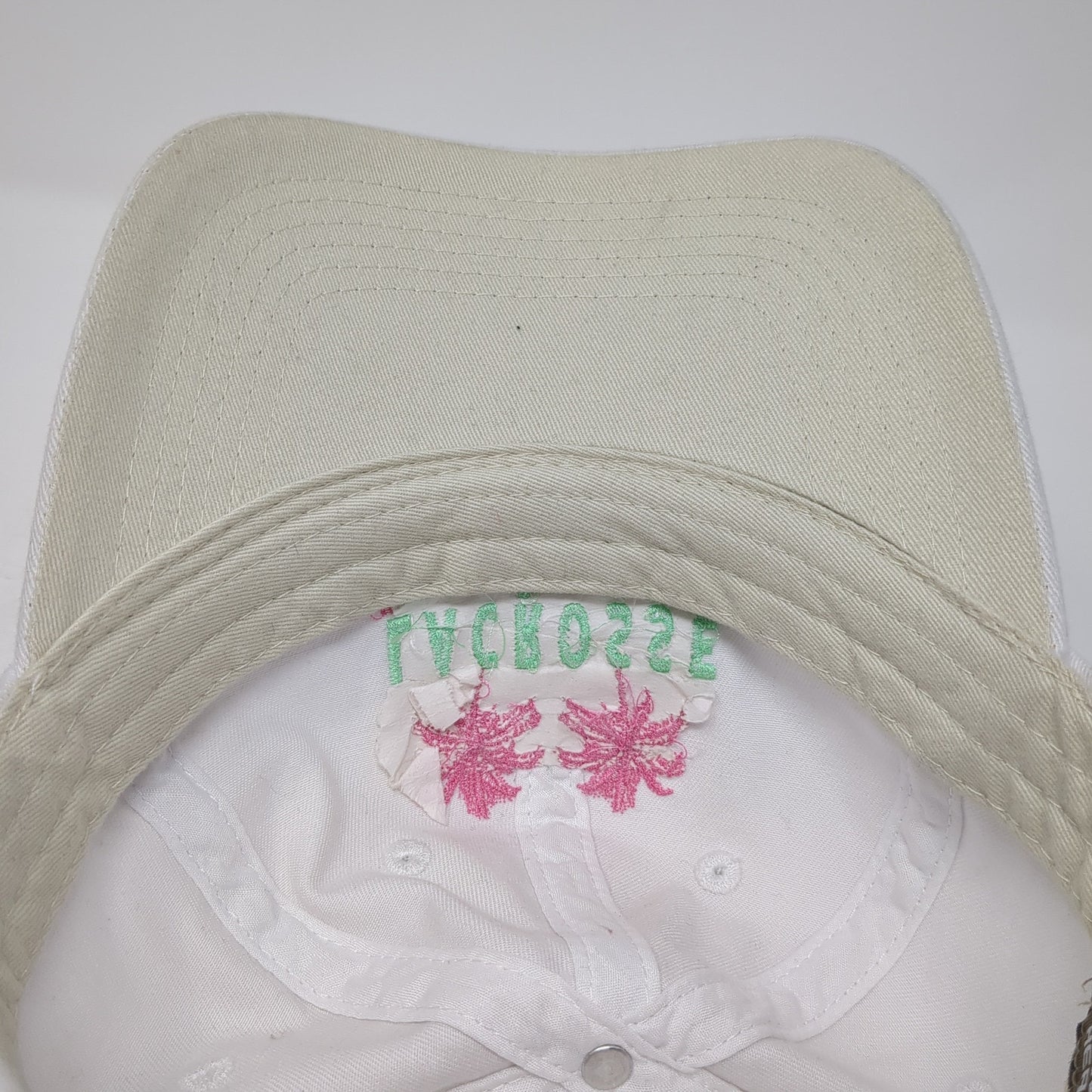Lacrosse 3S Springbreak Baseball Cap White One Size Adjustable Pacific Headwear