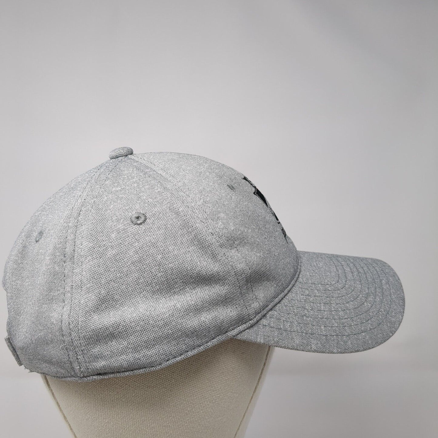 Hillcrest Country Club Strapback Hat Gray One Size Embroidered Town Talk