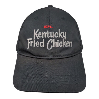 KFC Kentucky Fried Chicken Strapback Trucker Hat Black OS Mesh Back Crew Cap