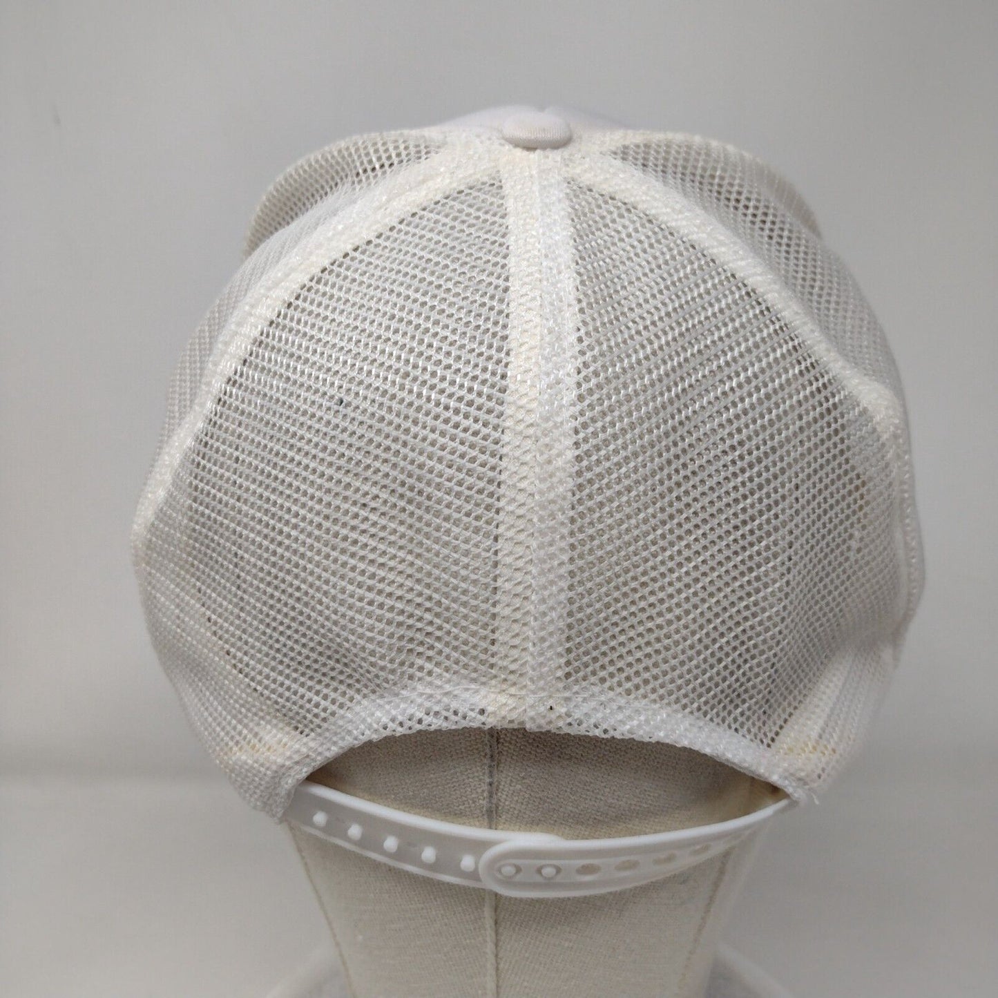 Idaho Lottery Snapback Trucker Hat Cream One Size Adjustable Mesh Back Rope