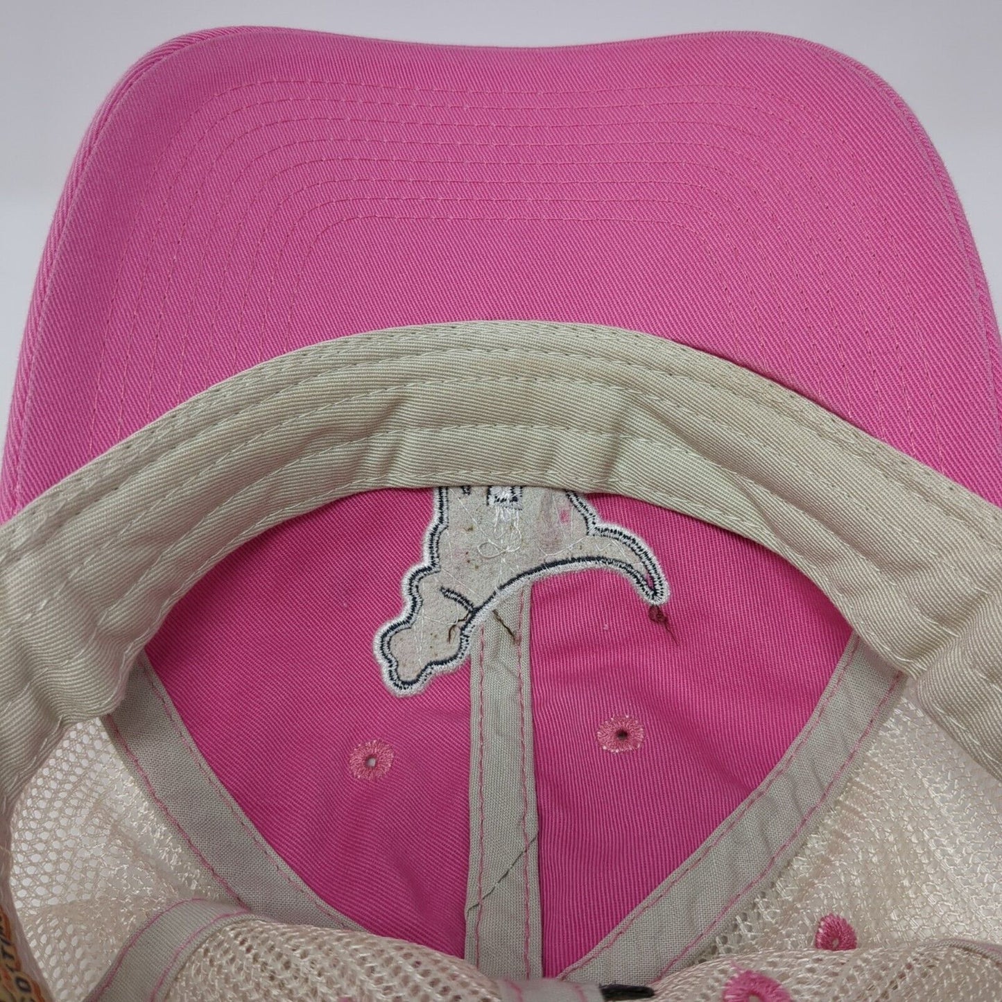 Southern Fried Cotton Dog Snapback Mesh Back Trucker Hat Multi One Size