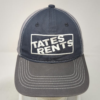 ITB Caps Tates Rents Baseball Cap Gray One Size Mesh Strapback Hat Boise Idaho