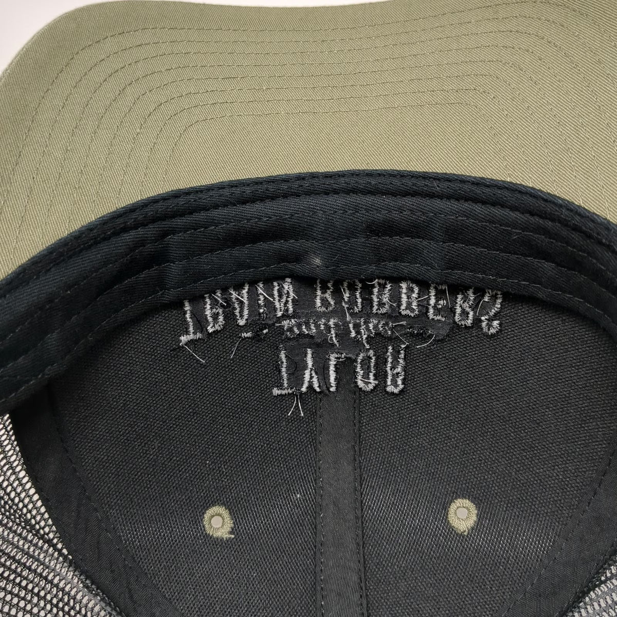 Richardson Trucker Hat Green One Size Snapback Tylor and the Train Robbers Band