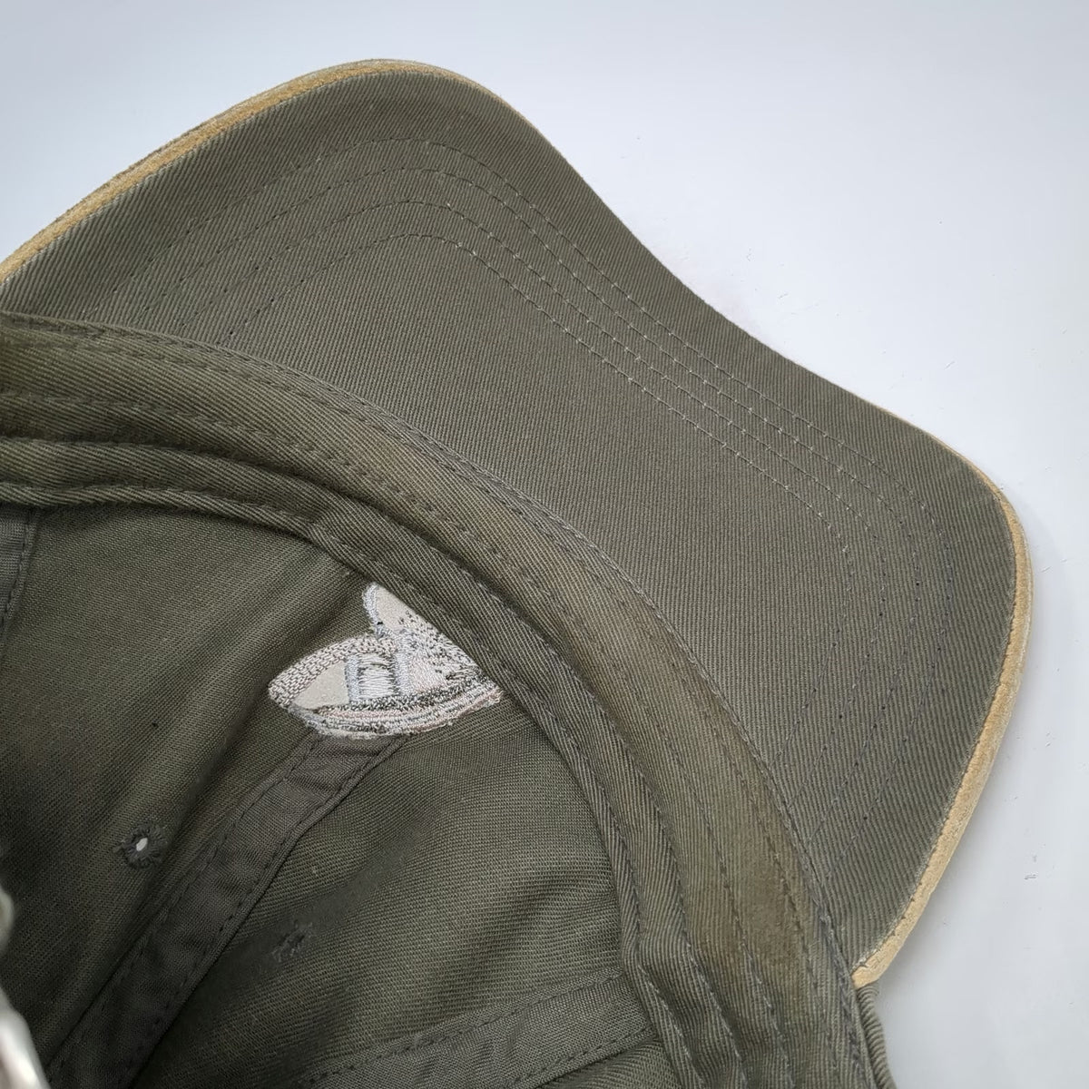 Pendleton Baseball Cap Green One Size Fly Fishing Lure Beige Suede Brim USA Hat