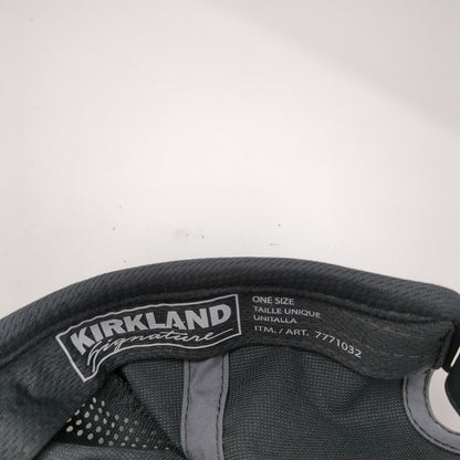 Kirkland Signature Strapback Hat Gray One Size Adjustable Perforated