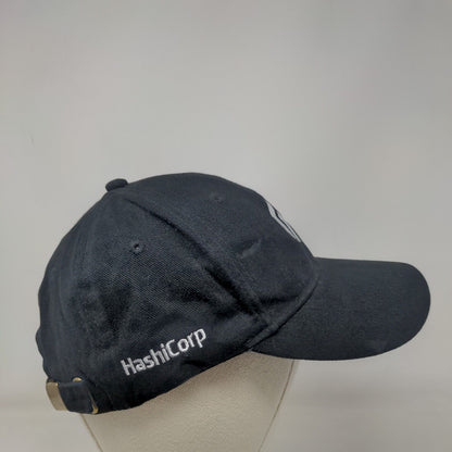 Hashi Corp Slideback Hat Black One Size Adjustable Embroidered Port & Company